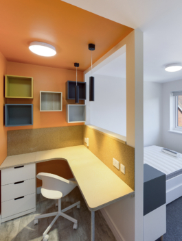 Student Study Area and Bedroom